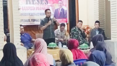 Ketua Fraksi Gerindra Farid Zurniawansyah Reses Di Desa Ako